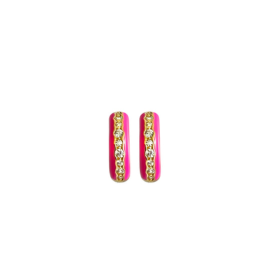 Elegante Zirkonia Creolen vergoldet – Celenia Joy Schmuck