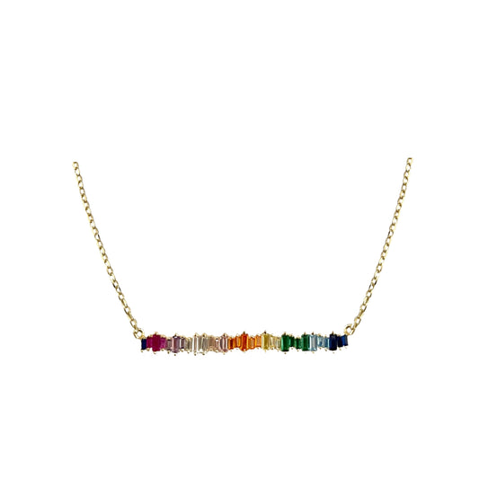 Elegante Zirkonia Halskette vergoldet – Celenia Joy Schmuck