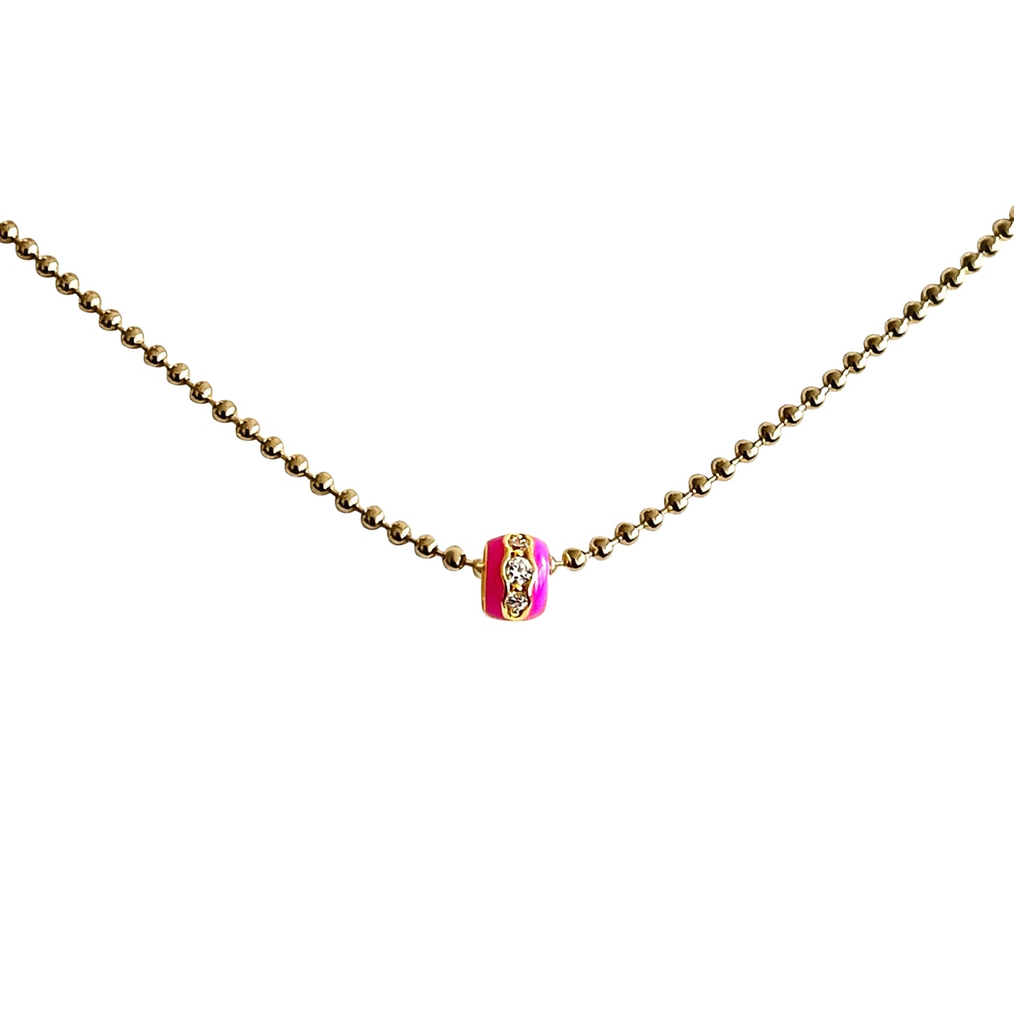 Elegante Zirkonia Halskette vergoldet – Celenia Joy Schmuck