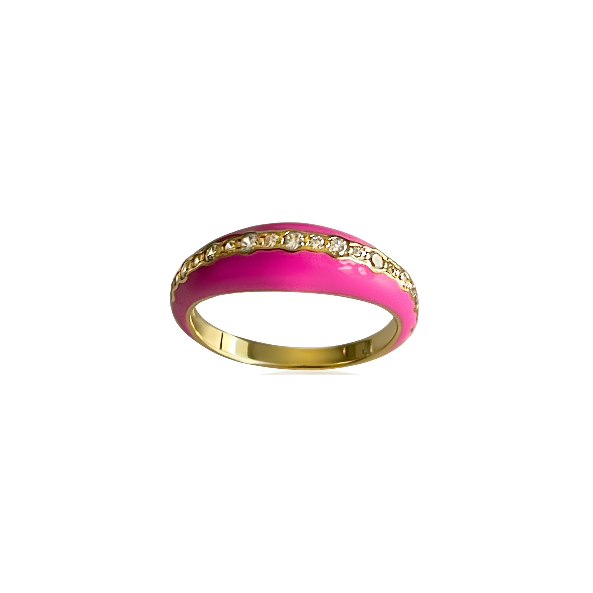 Eleganter Zirkonia Ring vergoldet – Celenia Joy Schmuck
