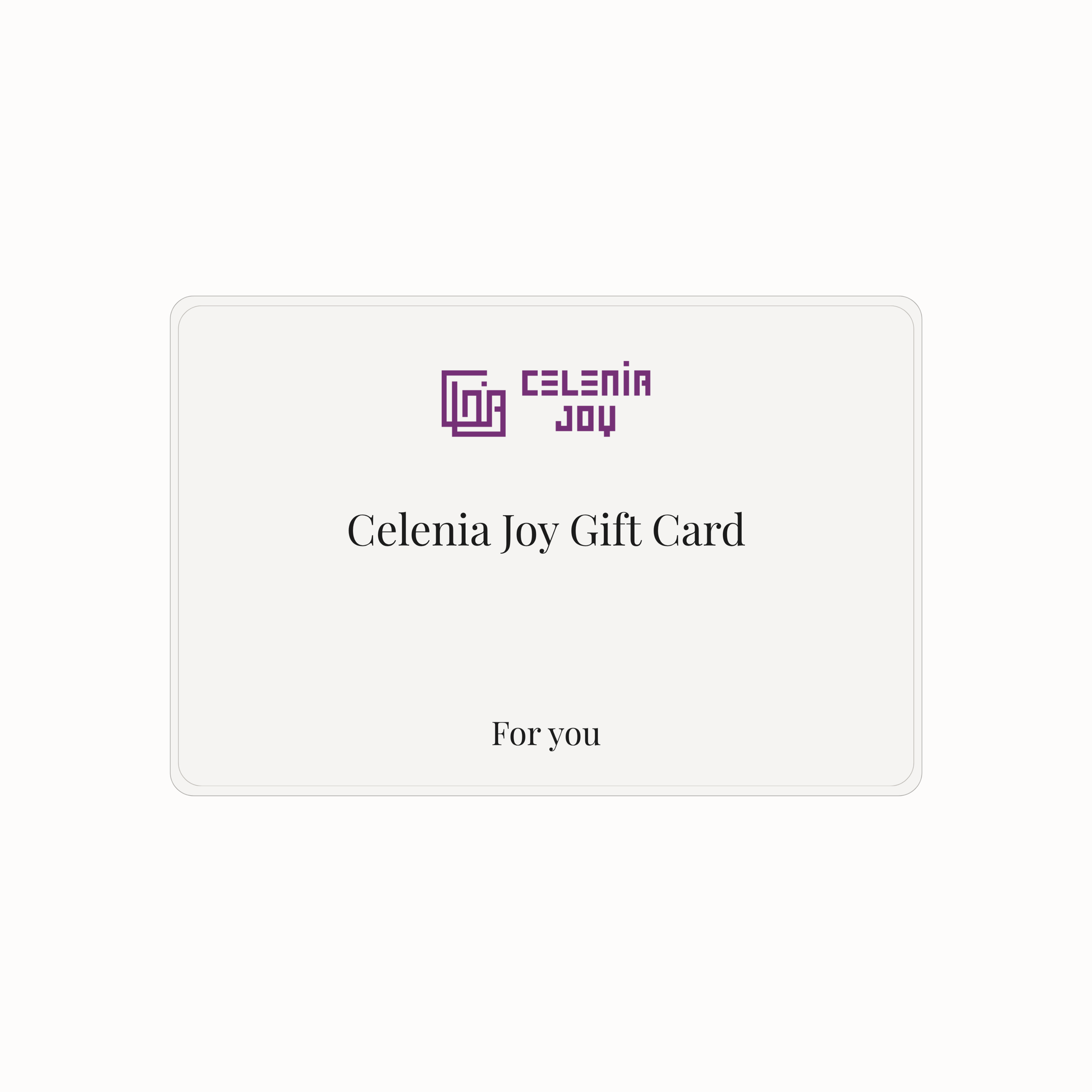 Geschenkkarte Celenia Joy – stilvolles Geschenk